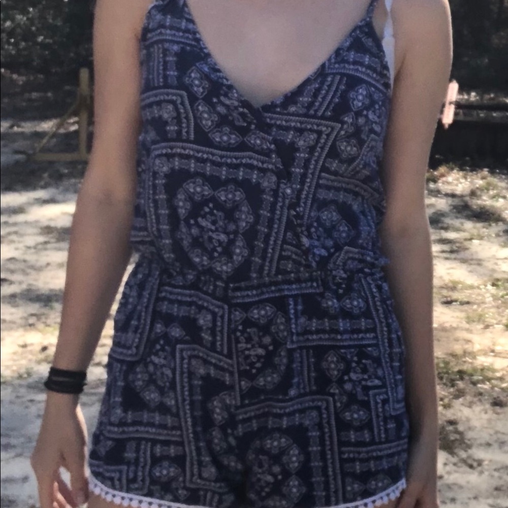 Navy blue Romper